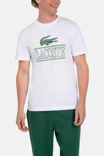 LACOSTE T-Shirt weiß unisex