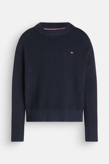 TOMMY HILFIGER Strickpullover navy