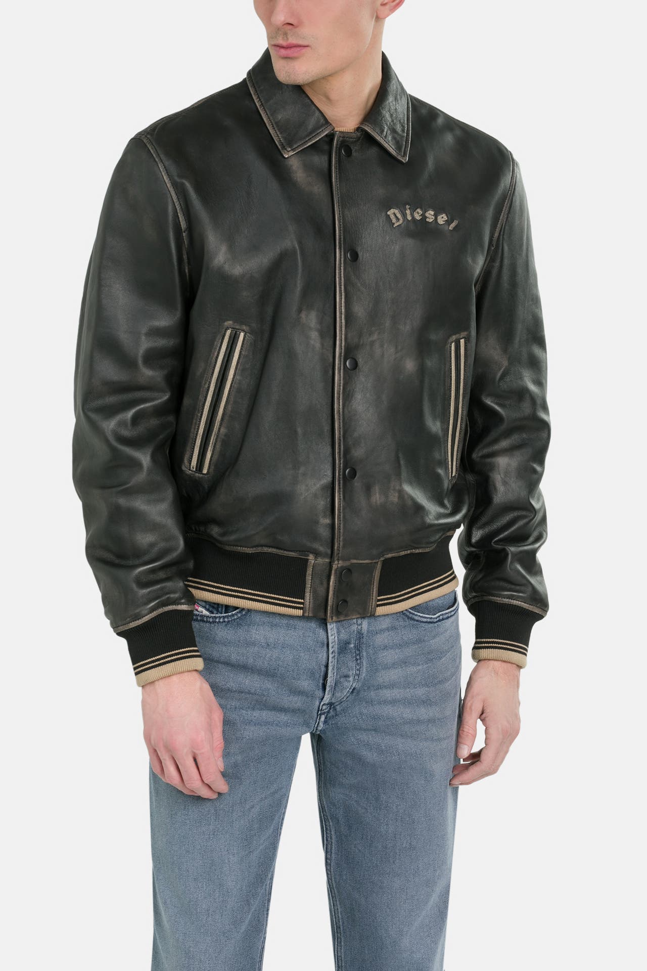DIESEL Lederjacke schwarz, Bild 1