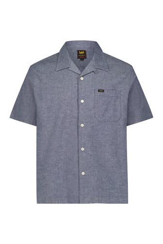 LEE Kurzarmhemd 'Resort' blau