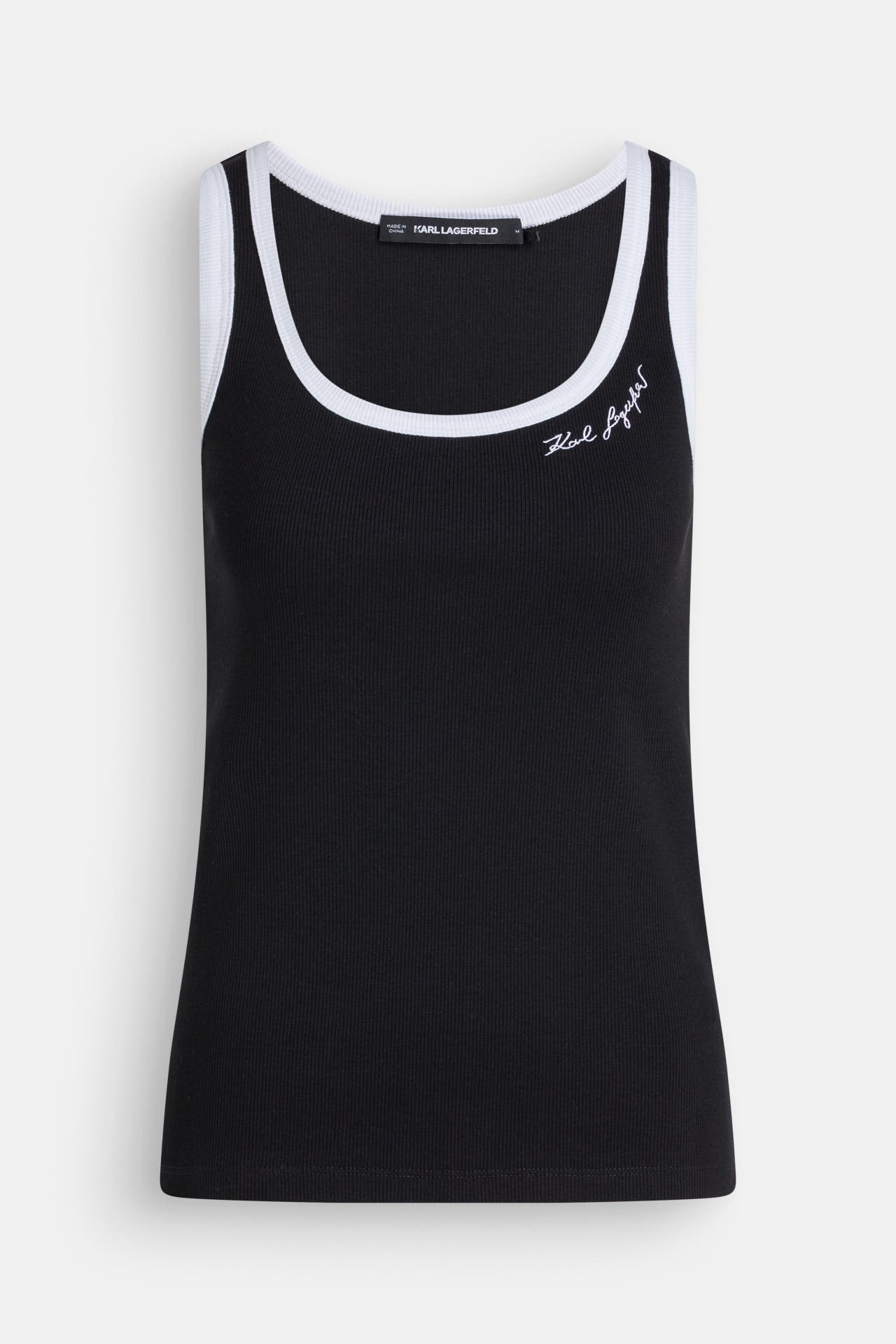 KARL LAGERFELD Tank Top schwarz, Bild 1