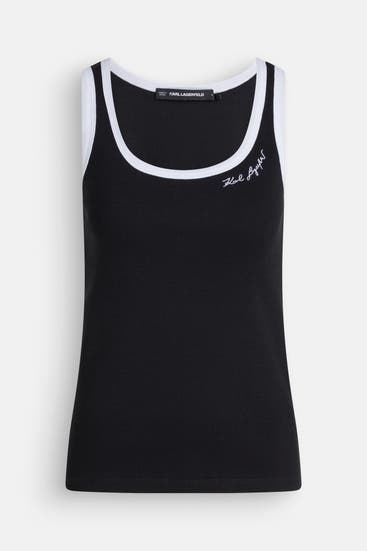 KARL LAGERFELD - Tank Top schwarz