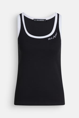 KARL LAGERFELD Tank Top schwarz