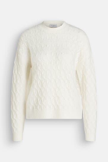 TED BAKER Strickpullover creme
