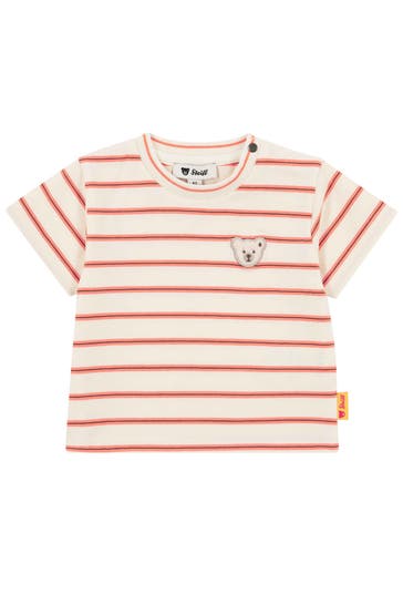 STEIFF T-Shirt 'Eggnog' gestreift
