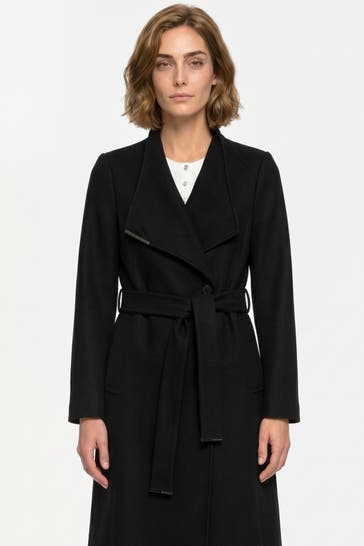 TED BAKER Wollmix-Mantel 'Rosell' schwarz
