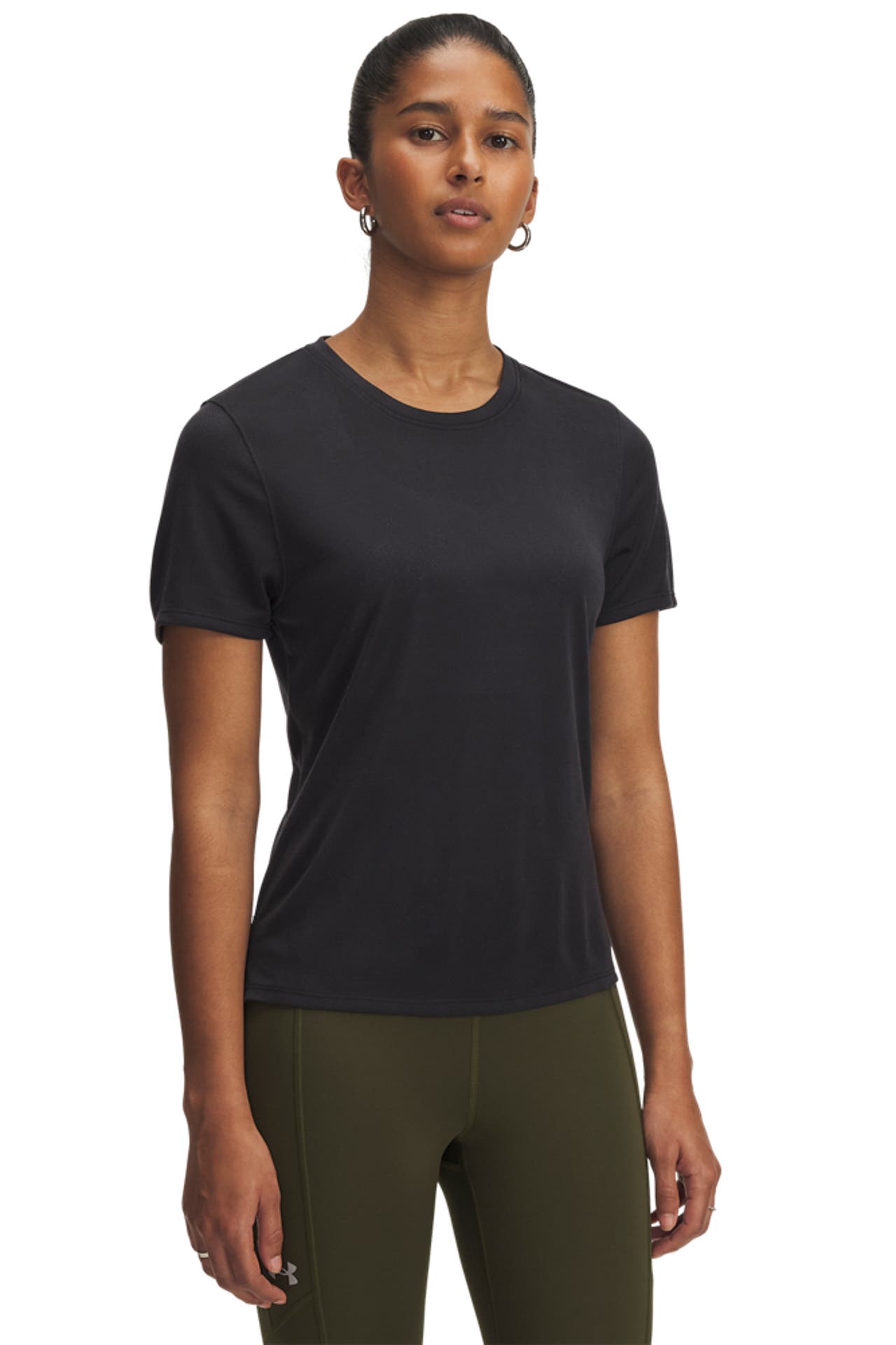UNDER ARMOUR Funktionsshirt 'Launch Jacquard' schwarz, Bild 1