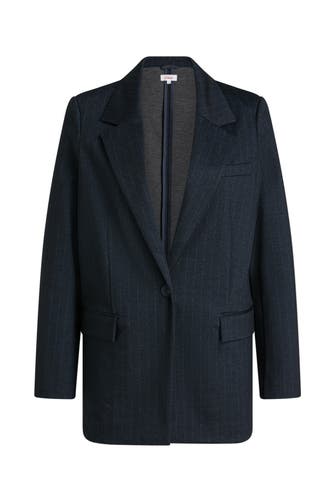 S.OLIVER Blazer dunkelblau meliert