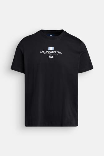 LA MARTINA T-Shirt schwarz