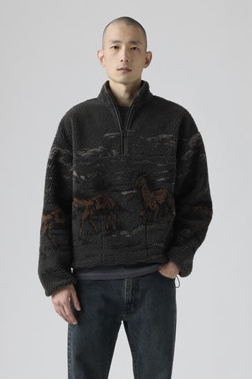 LEVI'S® Fleece-Troyer gemustert
