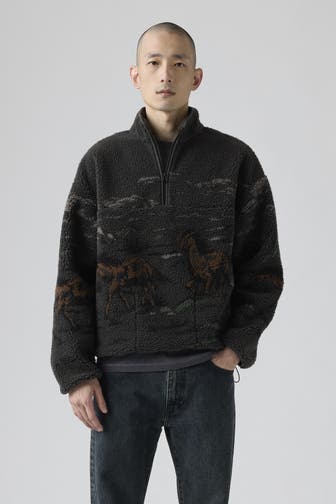 LEVI'S® Fleece-Troyer gemustert