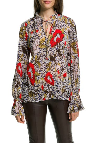 DIANE VON FURSTENBERG Blusenshirt 'Elton' gemustert 