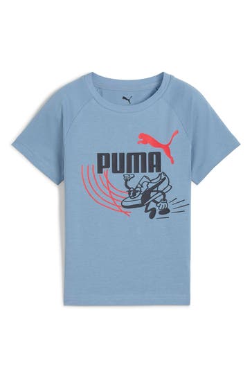 PUMA T-Shirt taubenblau