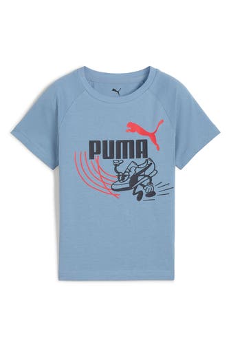 PUMA T-Shirt taubenblau