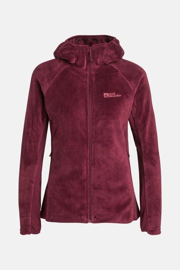 JACK WOLFSKIN - Fleecejacke weinrot
