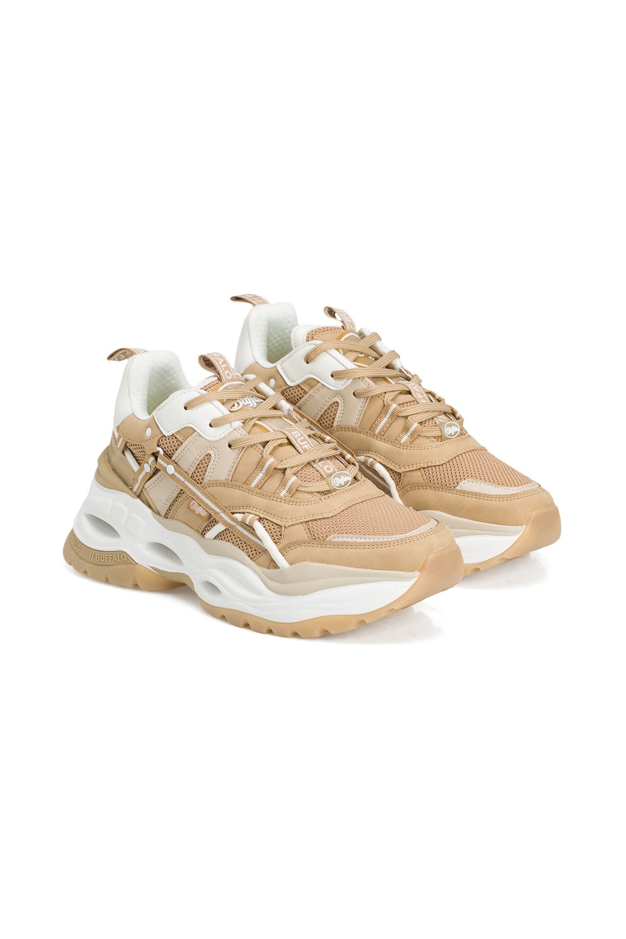 Buffalo plateau hotsell sneaker weiß