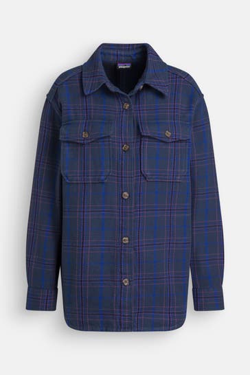 PATAGONIA Overshirt blau gemustert