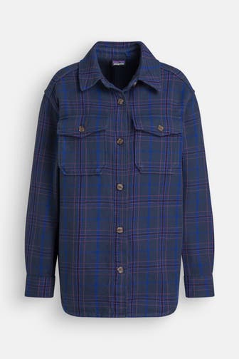 PATAGONIA Overshirt blau gemustert