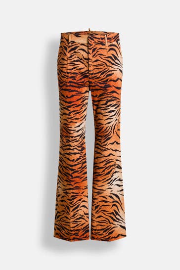 DSQUARED2 Stoffhose 'Tiger Roadie' animal