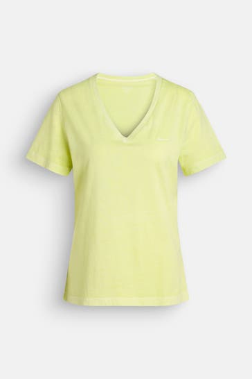 GANT T-Shirt grüngelb