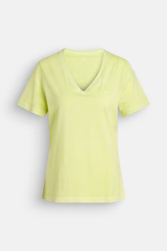 GANT T-Shirt grüngelb