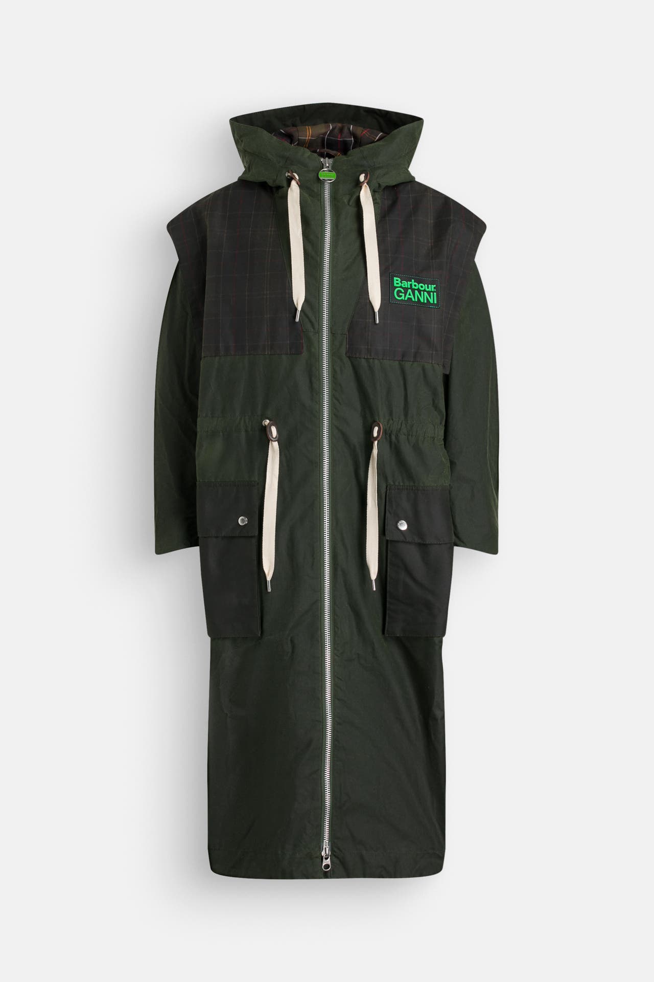 BARBOUR Parka 'Barbour x Ganni' grün, Bild 1