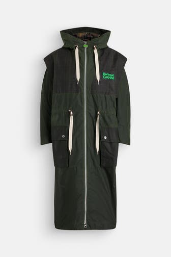 BARBOUR Parka 'Barbour x Ganni' grün