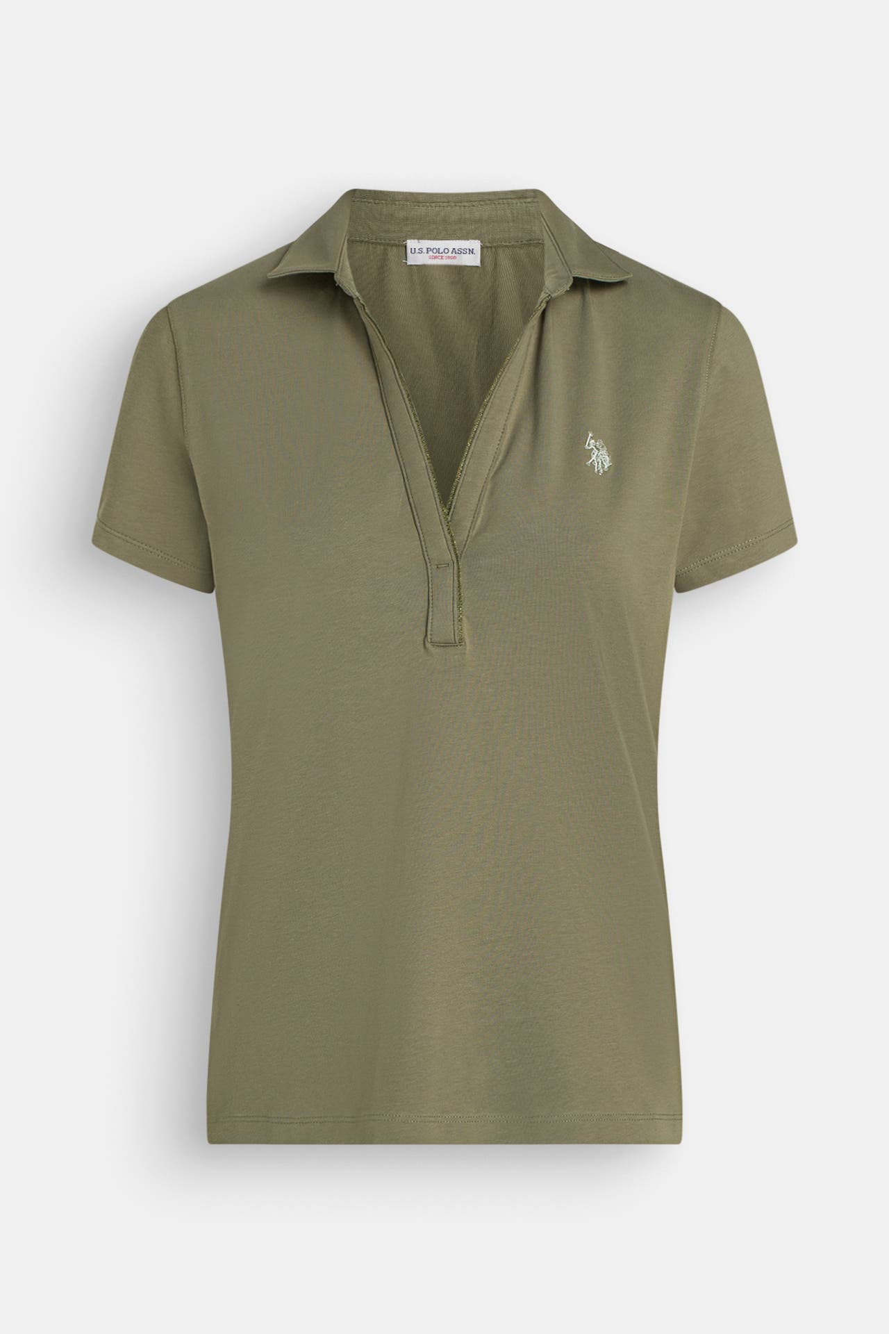 U.S. POLO ASSN. Polo-Shirt 'Chri' oliv, Bild 1