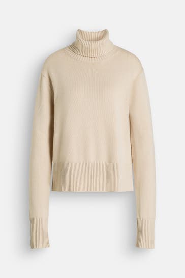 FTC Kaschmirmix-Pullover beige