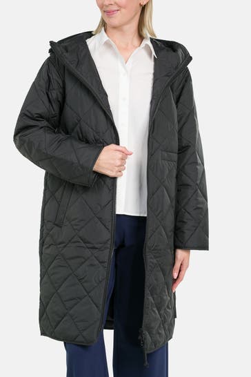 MARC O'POLO DENIM Light-Steppmantel schwarz