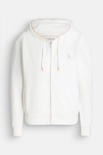 U.S. POLO ASSN. Sweatjacke 'Kimba' weiß