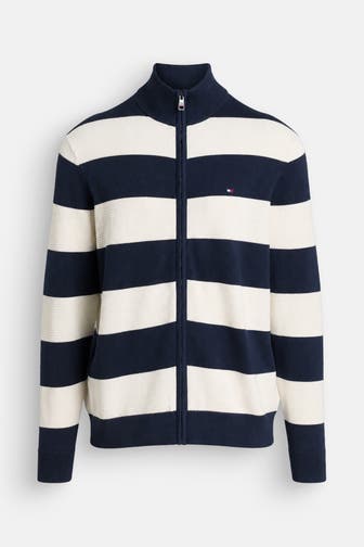 TOMMY HILFIGER Strickjacke gestreift