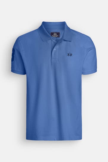 LA MARTINA Polo-Shirt graublau