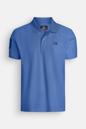 LA MARTINA Polo-Shirt graublau
