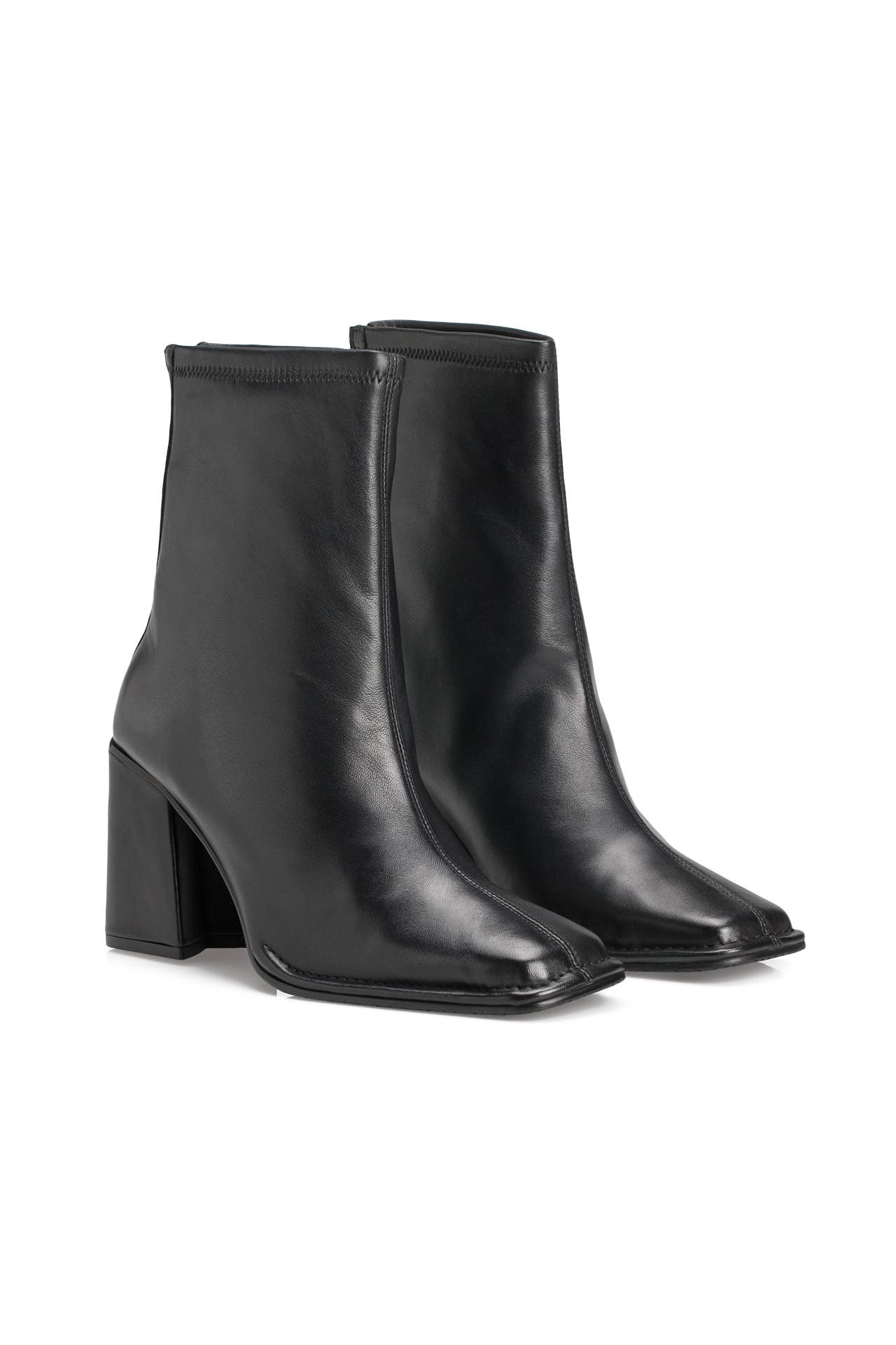 BRONX Leder-Stiefeletten 'Sonn-Y' schwarz, Bild 1