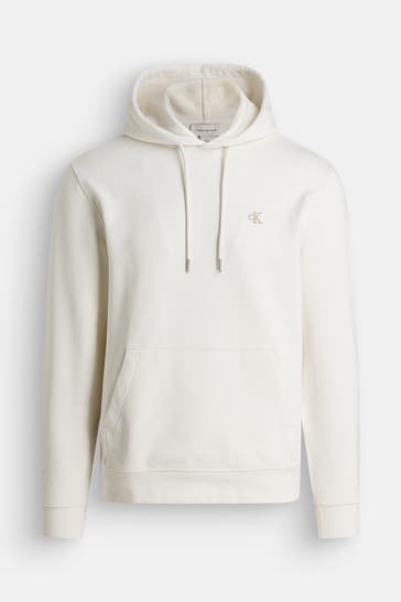 CK JEANS Hoodie ecru