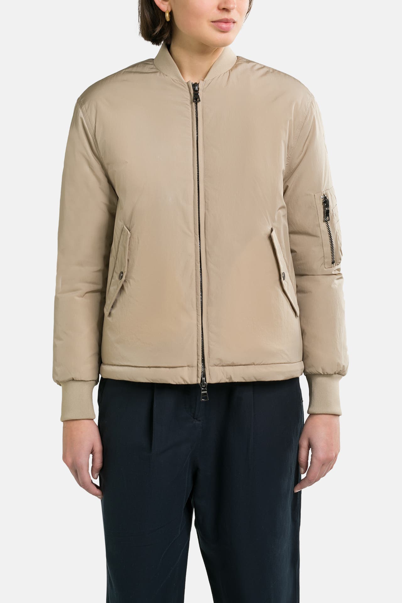 NO. 1 COMO Bomberjacke 'Crema' beige, Bild 1