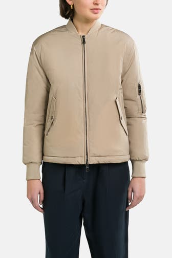 NO. 1 COMO Bomberjacke 'Crema' beige