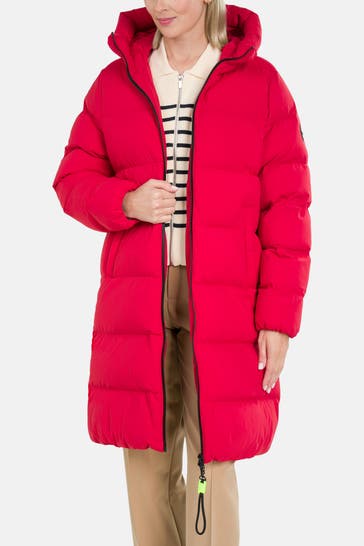 NO. 1 COMO Steppmantel 'Luzie' rot