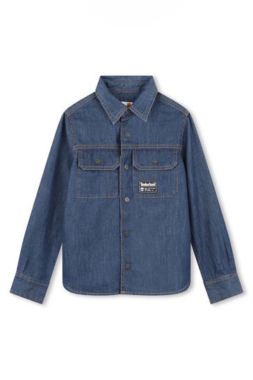 TIMBERLAND Jeanshemd dunkelblau