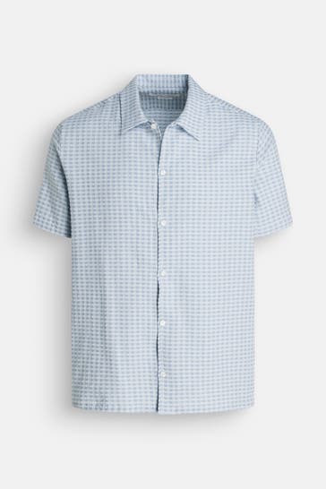 SAMSØE & SAMSØE Kurzarmhemd gemustert