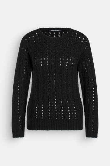 LUISA CERANO Strickpullover schwarz