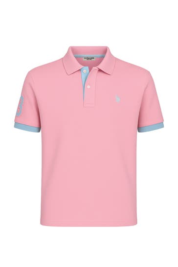 U.S. POLO ASSN. Polo-Shirt rosa