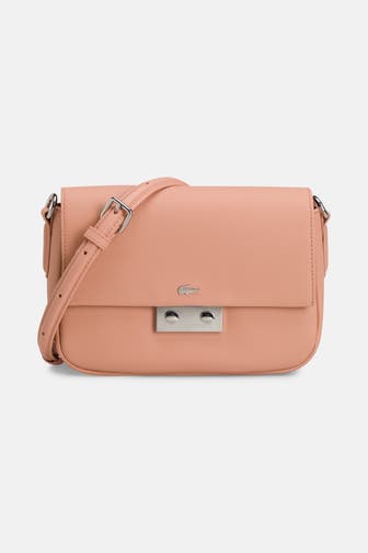 LACOSTE Umhängetasche lachs