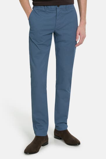 TOMMY HILFIGER Stoffhose 'Bleecker' azurblau