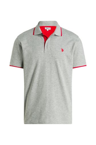 U.S. POLO ASSN. Poloshirt grau