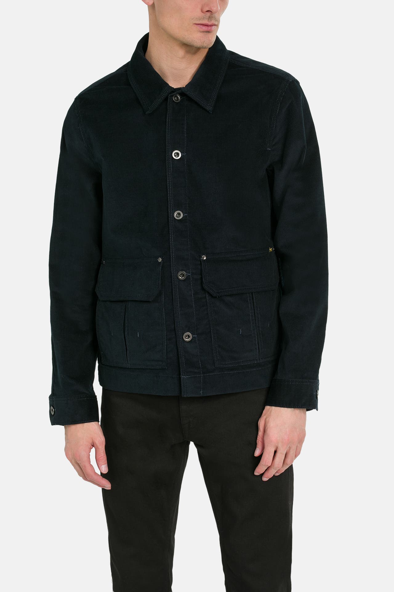 TIGER OF SWEDEN Cordjacke 'Slice' nachtblau, Bild 1