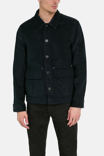 TIGER OF SWEDEN Cordjacke 'Slice' nachtblau