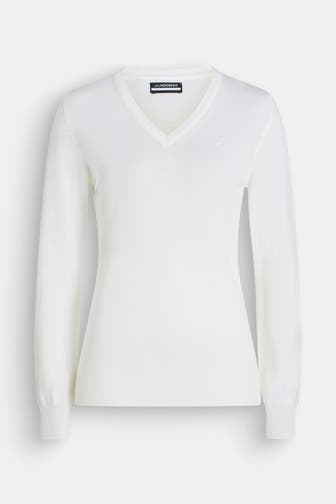 J.LINDEBERG SPORTSWEAR Strickpullover 'Amaya' ecru