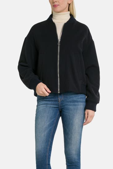 MARC O'POLO Wollmix-Jacke nachtblau